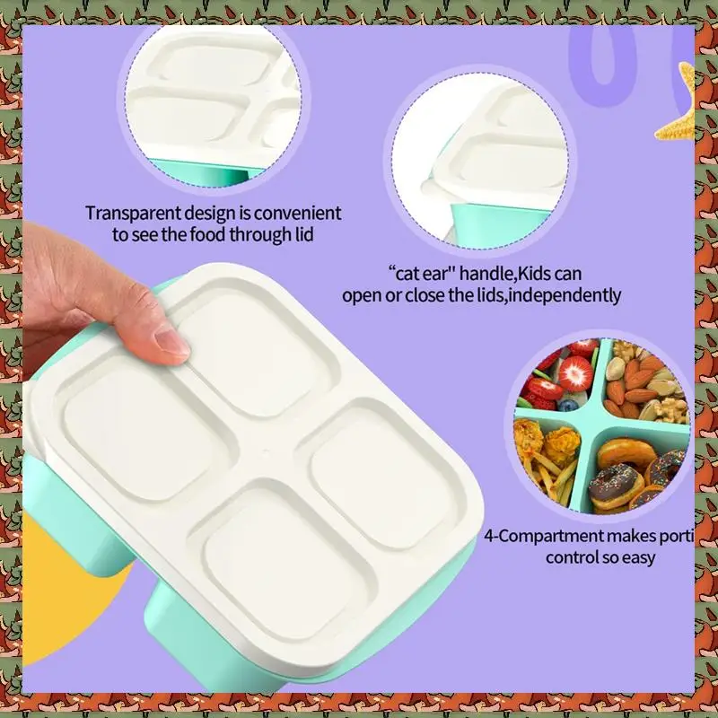 Контейнеры для приготовления еды (4 упаковки), ланч-бокс Bento с 4 отделениями, многоразовые контейнеры для приготовления пищевых продуктов, простые в использовании
Контейнеры для приготовления еды (4 упаковки), ланч-бокс Bento с 4 отделениями, многоразовые контейнеры для приготовления пищевых продуктов, простые в использовании