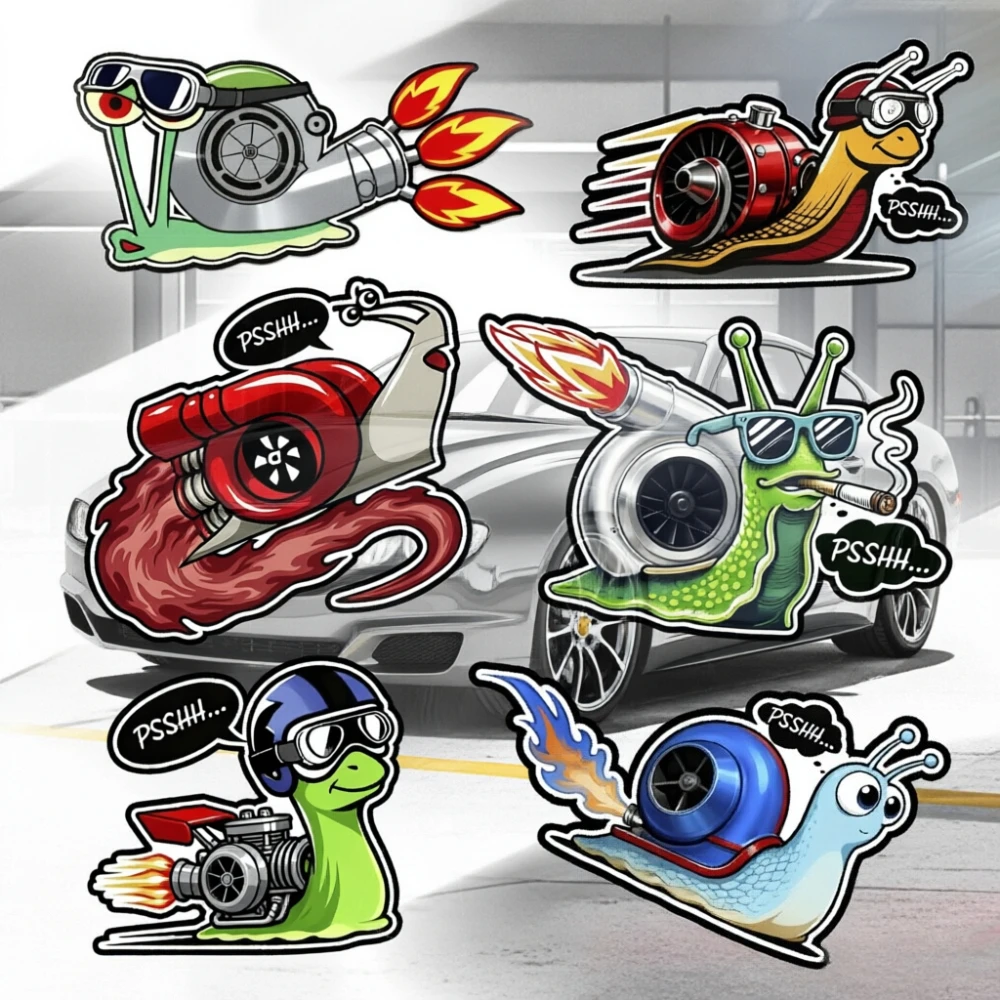 Car Sticker Waterproof Easy to Install No Residue Funny PSSHH Snail Turbo Reflective Racing for Motorcross Car Accessories
Car Sticker Waterproof Easy to Install No Residue Funny PSSHH Snail Turbo Reflective Racing for Motorcross Car Accessories