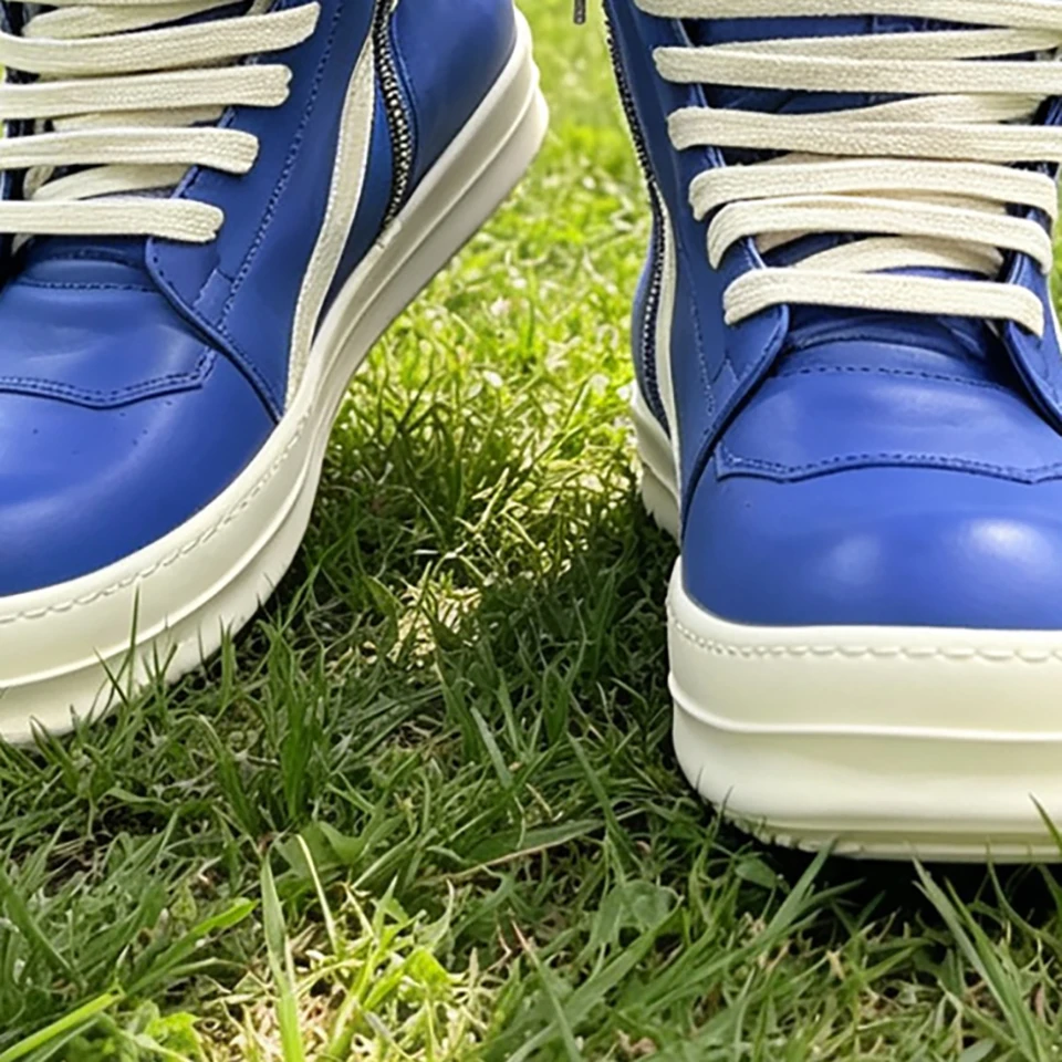 Geobasket Men Shoes Colorful Leather Ankle Boots High Top Quality Side Zipper Women Casual Sneakers Ro Inverted Triangle Shoes
Geobasket Men Shoes Colorful Leather Ankle Boots High Top Quality Side Zipper Women Casual Sneakers Ro Inverted Triangle Shoes