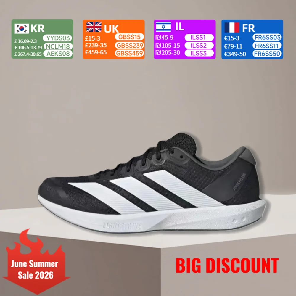 adidas Adizero BK Unisex Comfort Cushioning Slip-Resistant Breathable Low-Top LightStrike Speed Running Shoes JP6528
adidas Adizero BK Unisex Comfort Cushioning Slip-Resistant Breathable Low-Top LightStrike Speed Running Shoes JP6528