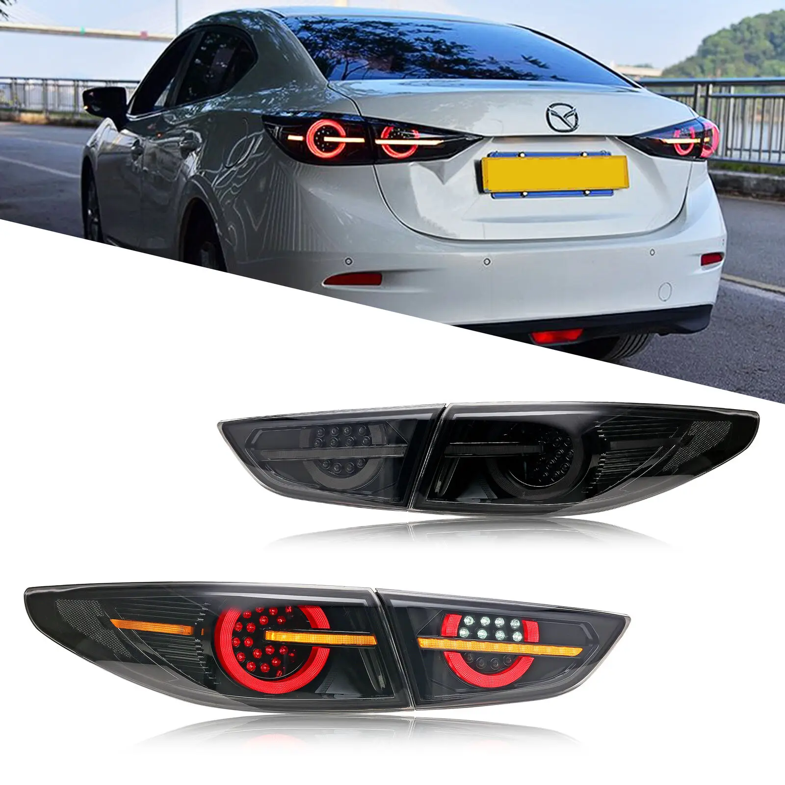LED Tail Lights for Mazda 3 2019-2022 Sedan Axela Startup Sport Sequential Upgrade ISV (Not Compatible With Hatchback&3TCR)
LED Tail Lights for Mazda 3 2019-2022 Sedan Axela Startup Sport Sequential Upgrade ISV (Not Compatible With Hatchback&3TCR)