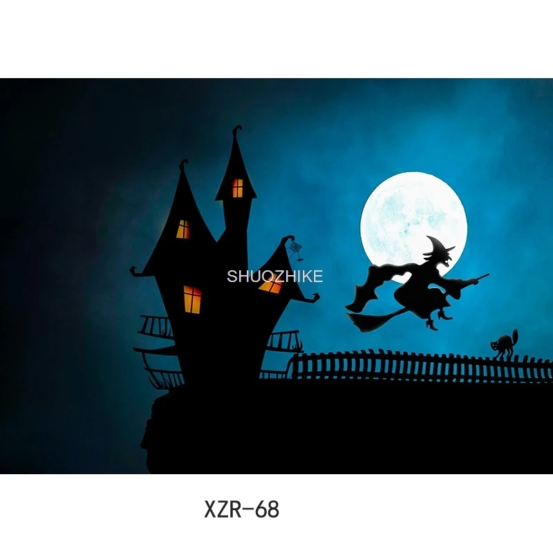 Halloween Backdrop Pumpkin Lantern Castle Forest Tombstone Baby Photography Background For Photo Studio Props WS-07
Halloween Backdrop Pumpkin Lantern Castle Forest Tombstone Baby Photography Background For Photo Studio Props WS-07