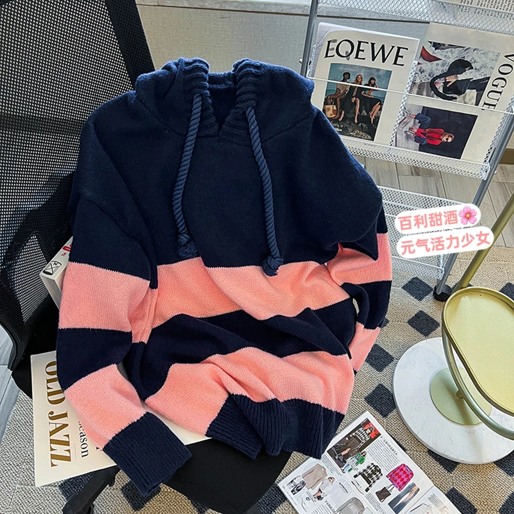 2023 New Women's Retro Pullover Knitted Jacket Turtleneck Round Neck Knitted Dress Sweater Warm Loose Style Hooded Sweater Y2k
2023 New Women's Retro Pullover Knitted Jacket Turtleneck Round Neck Knitted Dress Sweater Warm Loose Style Hooded Sweater Y2k