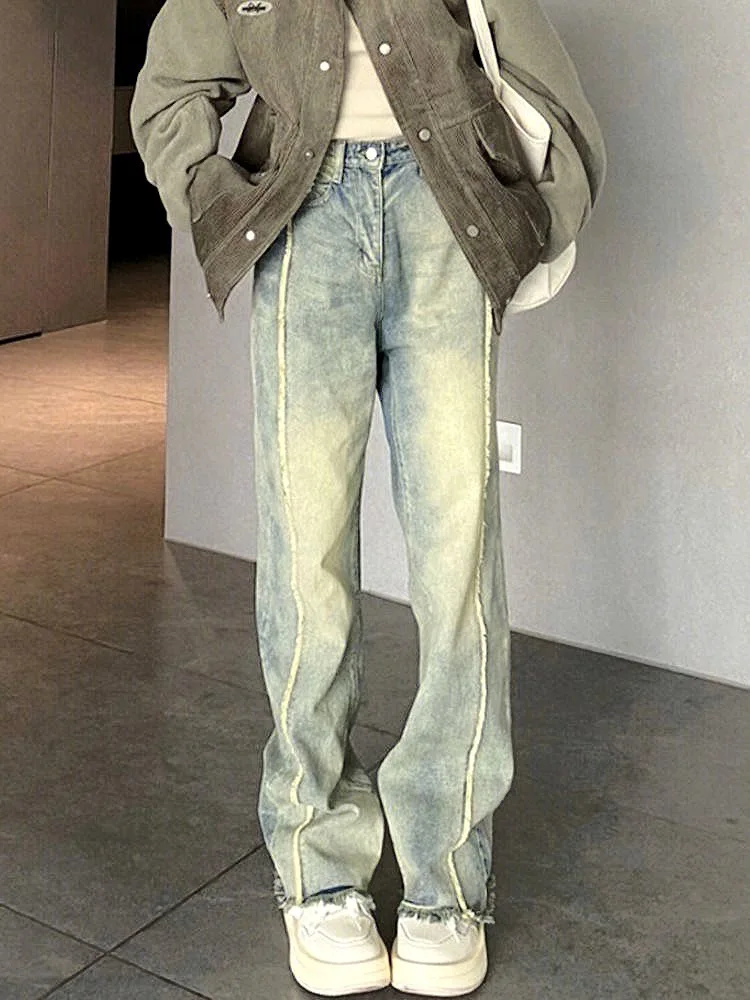 Spring and Autumn New Women's Jeans Loose Commuter Casual Retro Oversize High Street Jeans
Spring and Autumn New Women's Jeans Loose Commuter Casual Retro Oversize High Street Jeans