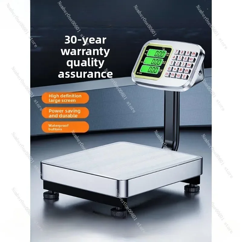 60kg Electronic Scale Commercial Precision Pricing Scale 50kg Small Table Scale for Market and Home Use
60kg Electronic Scale Commercial Precision Pricing Scale 50kg Small Table Scale for Market and Home Use