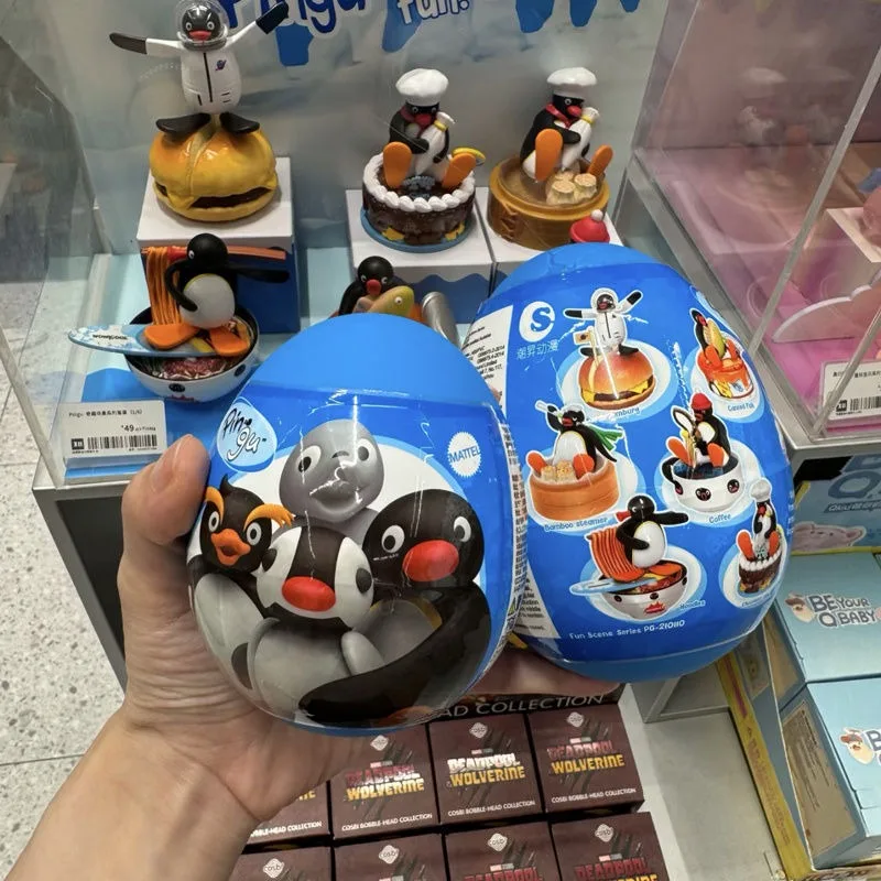 Аниме Pingu Gashapon, экшн-фигурка, милые фигурки из ПВХ, модель игрушки, мультфильм Kawaii Pingu, декор для рабочего стола, орнамент, пингвин, детская игрушка в подарок
Аниме Pingu Gashapon, экшн-фигурка, милые фигурки из ПВХ, модель игрушки, мультфильм Kawaii Pingu, декор для рабочего стола, орнамент, пингвин, детская игрушка в подарок