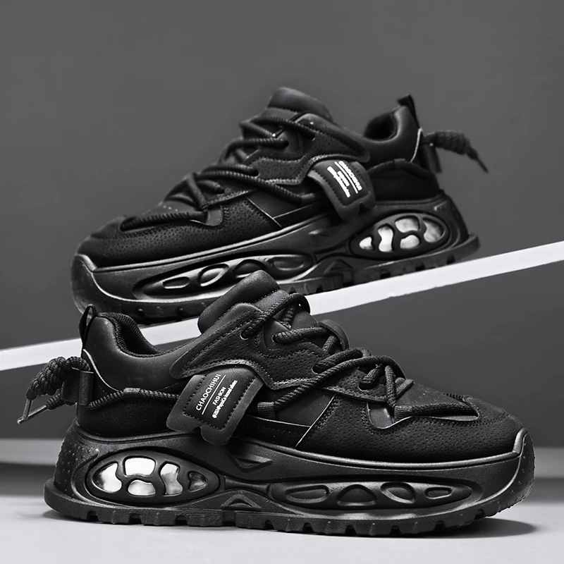 Male British Style Street Style Shoes Shock-absorp Sneakers Man Fashion Vulcanized Sneakers For Men Thick Sole Walking Shoes
Male British Style Street Style Shoes Shock-absorp Sneakers Man Fashion Vulcanized Sneakers For Men Thick Sole Walking Shoes 