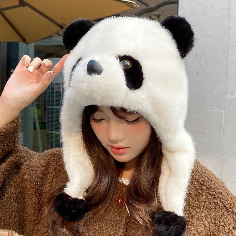 New Cartoon Plush Panda Hat Winter Warmer Boys Girls Children'S Animal Caps Funny Toys Cute Activity Gifts
New Cartoon Plush Panda Hat Winter Warmer Boys Girls Children'S Animal Caps Funny Toys Cute Activity Gifts
