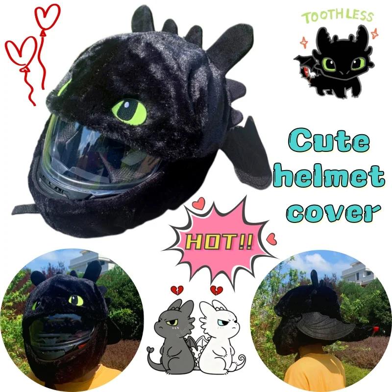 Dragon Taming Master Winter Warm and Windproof Cartoon Plush Suitable for Motorcycle Helmets Super Cute Riding Helmet Cover Gift
Dragon Taming Master Winter Warm and Windproof Cartoon Plush Suitable for Motorcycle Helmets Super Cute Riding Helmet Cover Gift
