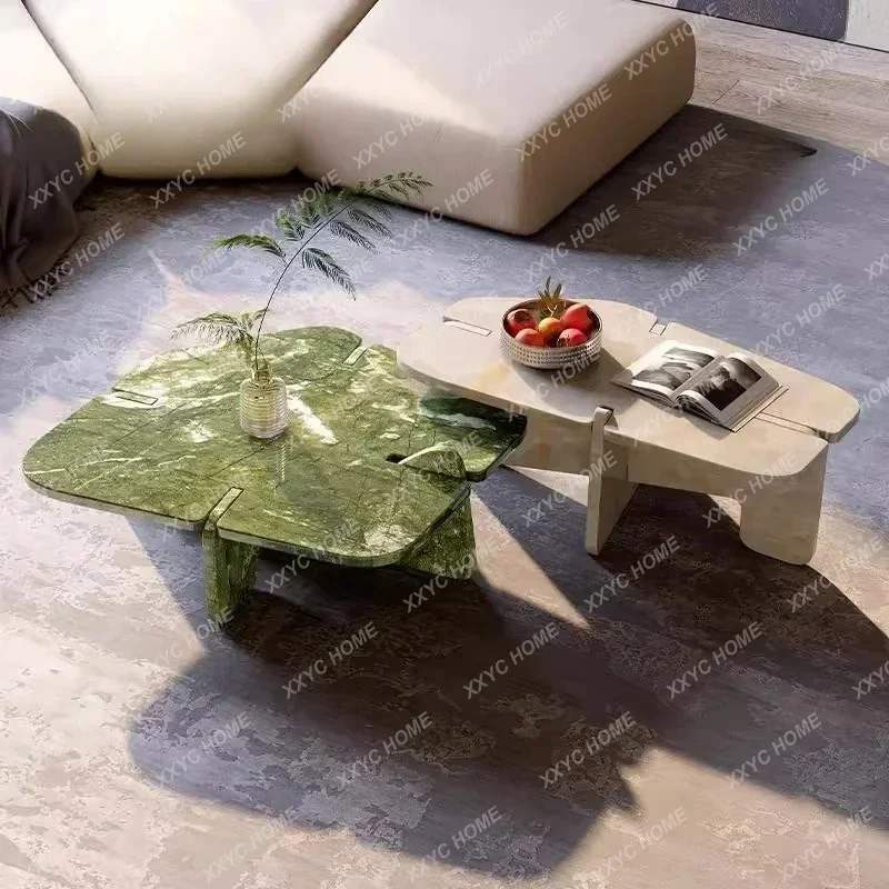 Vv BJ Natural Marble Master Design Minimalist Personality Creative Tall And Short Combination Coffee Table Living Room
Vv BJ Natural Marble Master Design Minimalist Personality Creative Tall And Short Combination Coffee Table Living Room