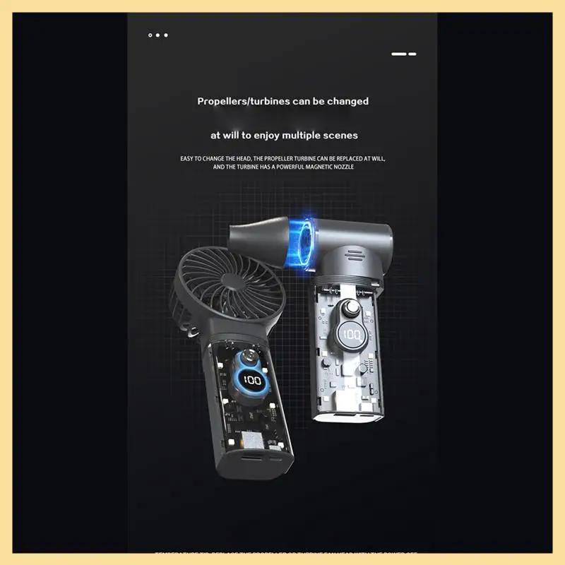 GOOD-Turbo Jet Fan 110000RPM Handheld Blower Dust Cleaner Brushless Motor Power Bank Multi-Functional Outdoor Emergency Tool
GOOD-Turbo Jet Fan 110000RPM Handheld Blower Dust Cleaner Brushless Motor Power Bank Multi-Functional Outdoor Emergency Tool