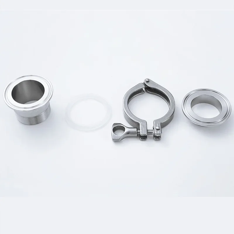 304 Stainless Steel External Screw Joint Quick Installation Screw Thread Chuck Sanitary Clamp Type Screw Joint Quick Plug
304 Stainless Steel External Screw Joint Quick Installation Screw Thread Chuck Sanitary Clamp Type Screw Joint Quick Plug