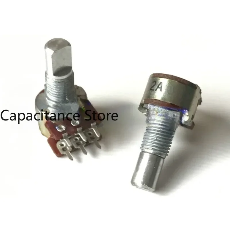 5PCS 12 type potentiometer dual B50K channel computer audio speaker volume 
5PCS 12 type potentiometer dual B50K channel computer audio speaker volume