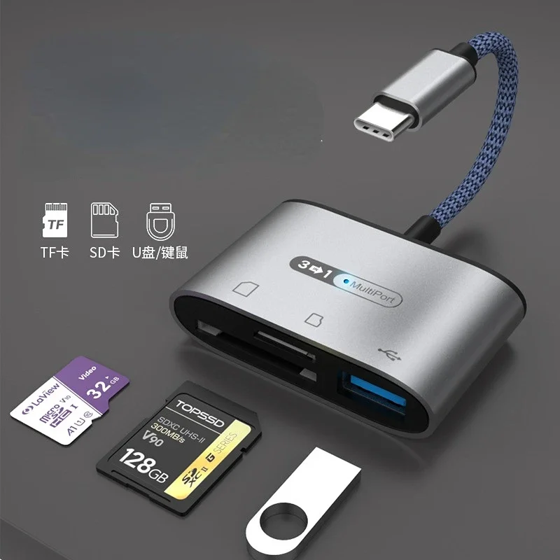 Type C Micro SD TF Card Reader with Charging Port USB C to USB Camera Memory Card Reader Adapter for MacBook Pro iPad Pro Galaxy
Type C Micro SD TF Card Reader with Charging Port USB C to USB Camera Memory Card Reader Adapter for MacBook Pro iPad Pro Galaxy