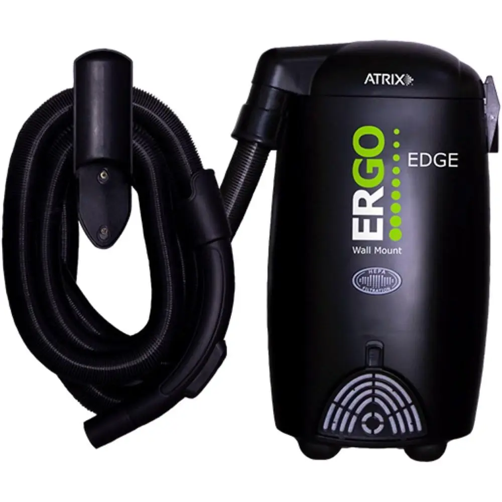 Ergo Edge Canister Shop Vac - Wall Mounted Garage Vacuum Cleaner with Built-in Dust Bag & Extendable Hose - Compact Black Design
Ergo Edge Canister Shop Vac - Wall Mounted Garage Vacuum Cleaner with Built-in Dust Bag & Extendable Hose - Compact Black Design