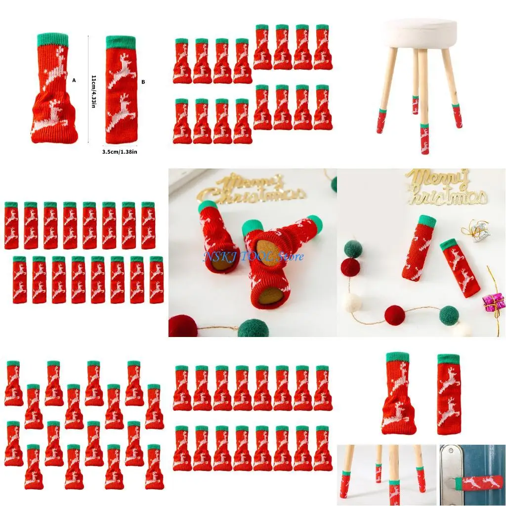 L8RC 24Pcs Christmas Furniture Socks Chair Leg Cover Caps for Hardwood Floor
L8RC 24Pcs Christmas Furniture Socks Chair Leg Cover Caps for Hardwood Floor