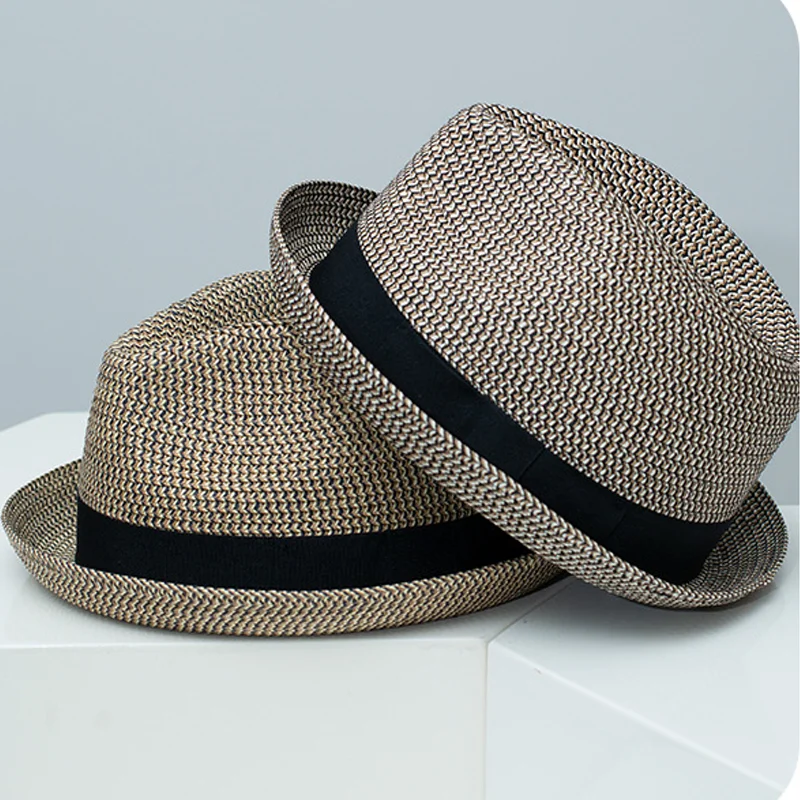 Men's Men's Summer Straw Hat British Trilby straw hat Fedora Breathable Beach Sun Hat Handwoven Straw Panama hat Cuban Travel
Men's Men's Summer Straw Hat British Trilby straw hat Fedora Breathable Beach Sun Hat Handwoven Straw Panama hat Cuban Travel