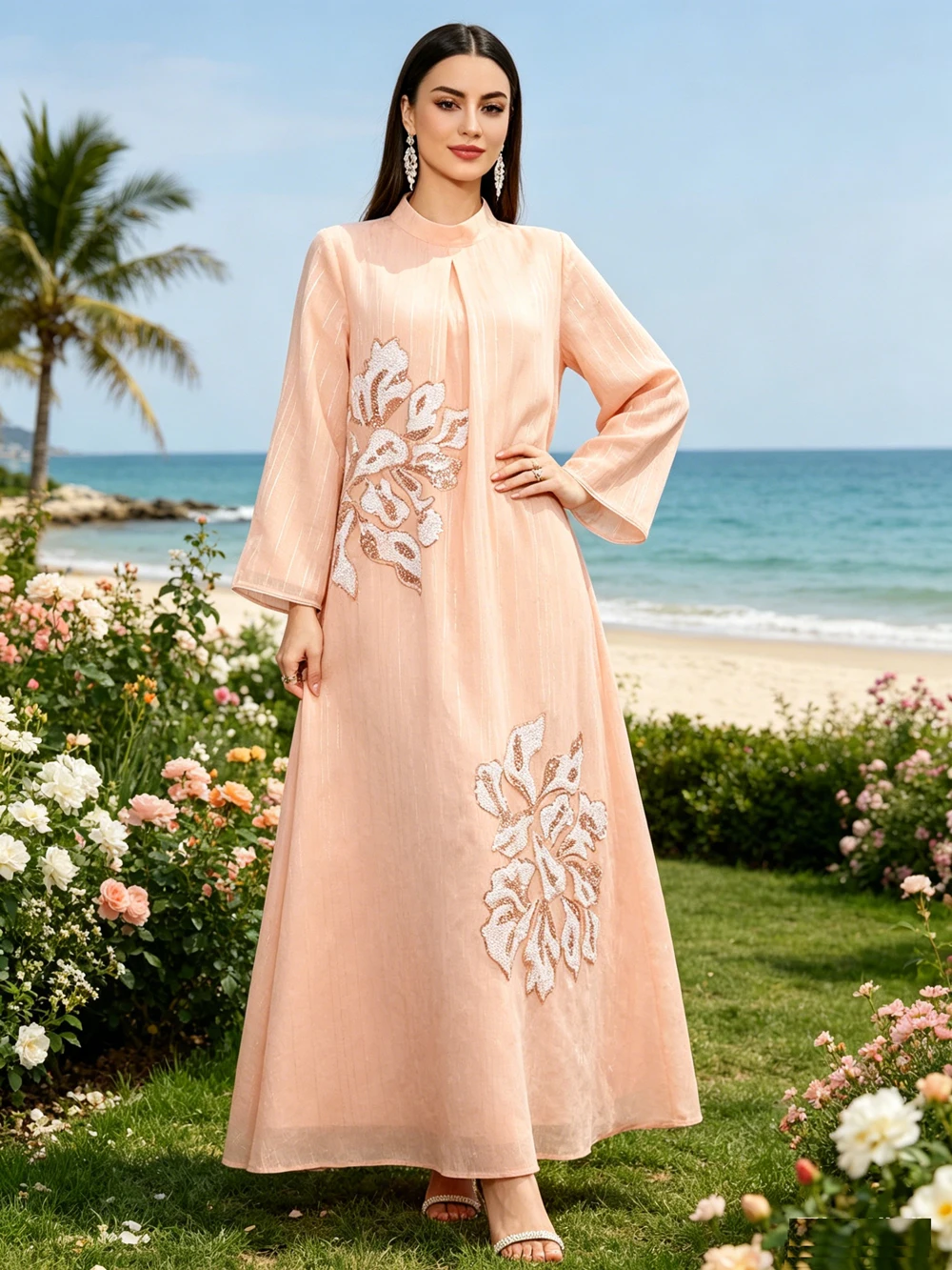 Morocco Muslim Women Eid Djellaba Embroidery Dress Abaya Dubai Kaftan Caftan Marocain Femme Robe Islam Jalabiya Party Gown Arab
Morocco Muslim Women Eid Djellaba Embroidery Dress Abaya Dubai Kaftan Caftan Marocain Femme Robe Islam Jalabiya Party Gown Arab