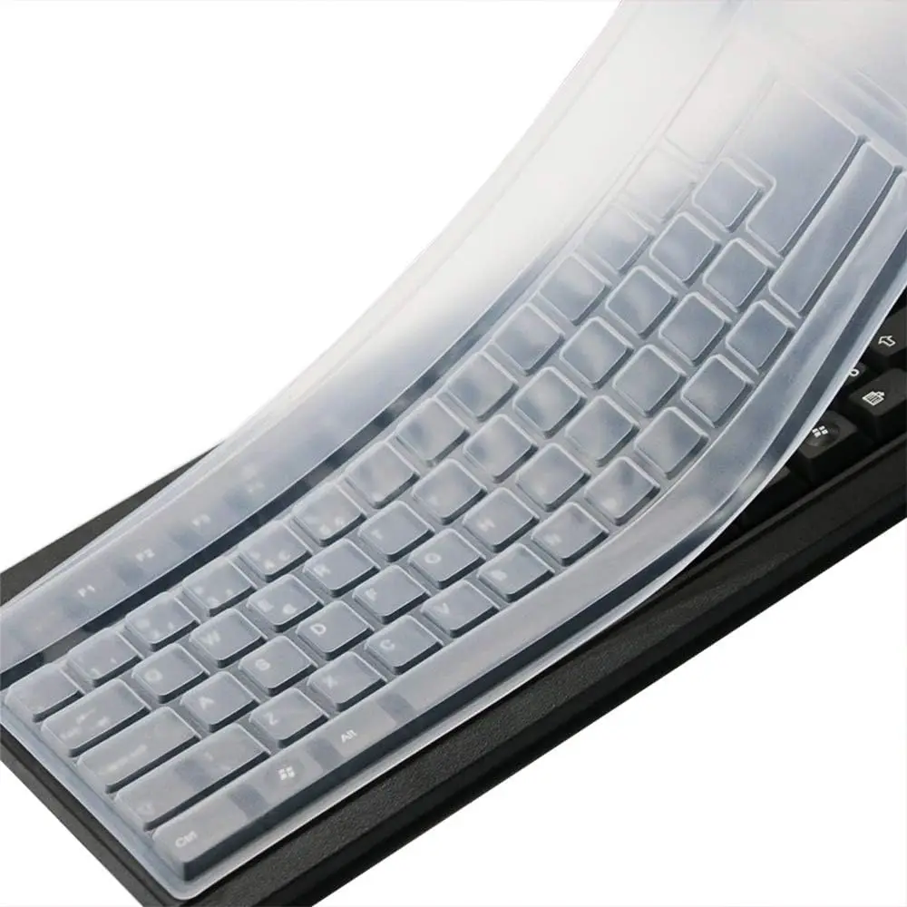 Universal 104/107 Key Keyboard Cover, Silicone Skin Anti Dust Waterproof for Desktop PC
Universal 104/107 Key Keyboard Cover, Silicone Skin Anti Dust Waterproof for Desktop PC