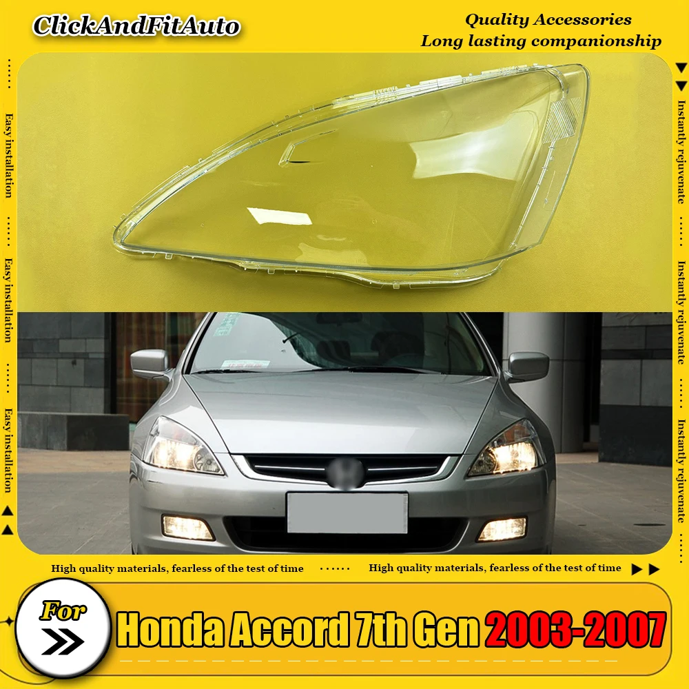 For Honda Accord 7th Gen 2003-2007 Headlamp Transparent Cover Headlight Shell Lampshade Case Plexiglass Replace Original Lens
For Honda Accord 7th Gen 2003-2007 Headlamp Transparent Cover Headlight Shell Lampshade Case Plexiglass Replace Original Lens