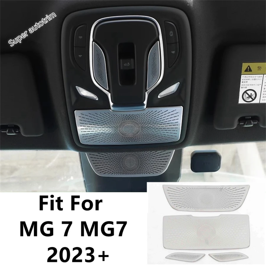 Car Roof Reading Light Lamp Frames Cover Trim Decoration Stainless Steel Interior Auto accessories For MG 7 MG7 2023 2024 2025
Car Roof Reading Light Lamp Frames Cover Trim Decoration Stainless Steel Interior Auto accessories For MG 7 MG7 2023 2024 2025