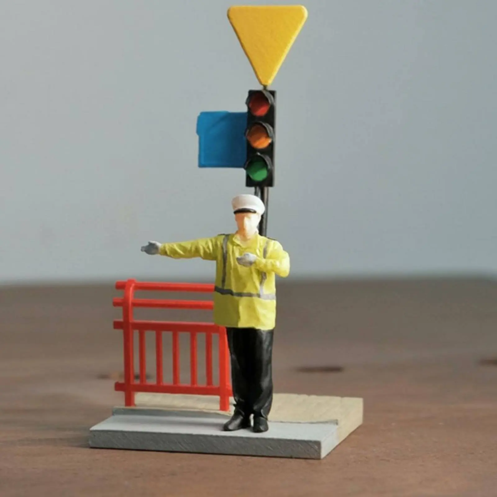 1:64 Scale Traffic Lamp Hand-Painted Miniature Scene Traffic Sign Prop Miniature Street Barrier Model for Dioramas
1:64 Scale Traffic Lamp Hand-Painted Miniature Scene Traffic Sign Prop Miniature Street Barrier Model for Dioramas