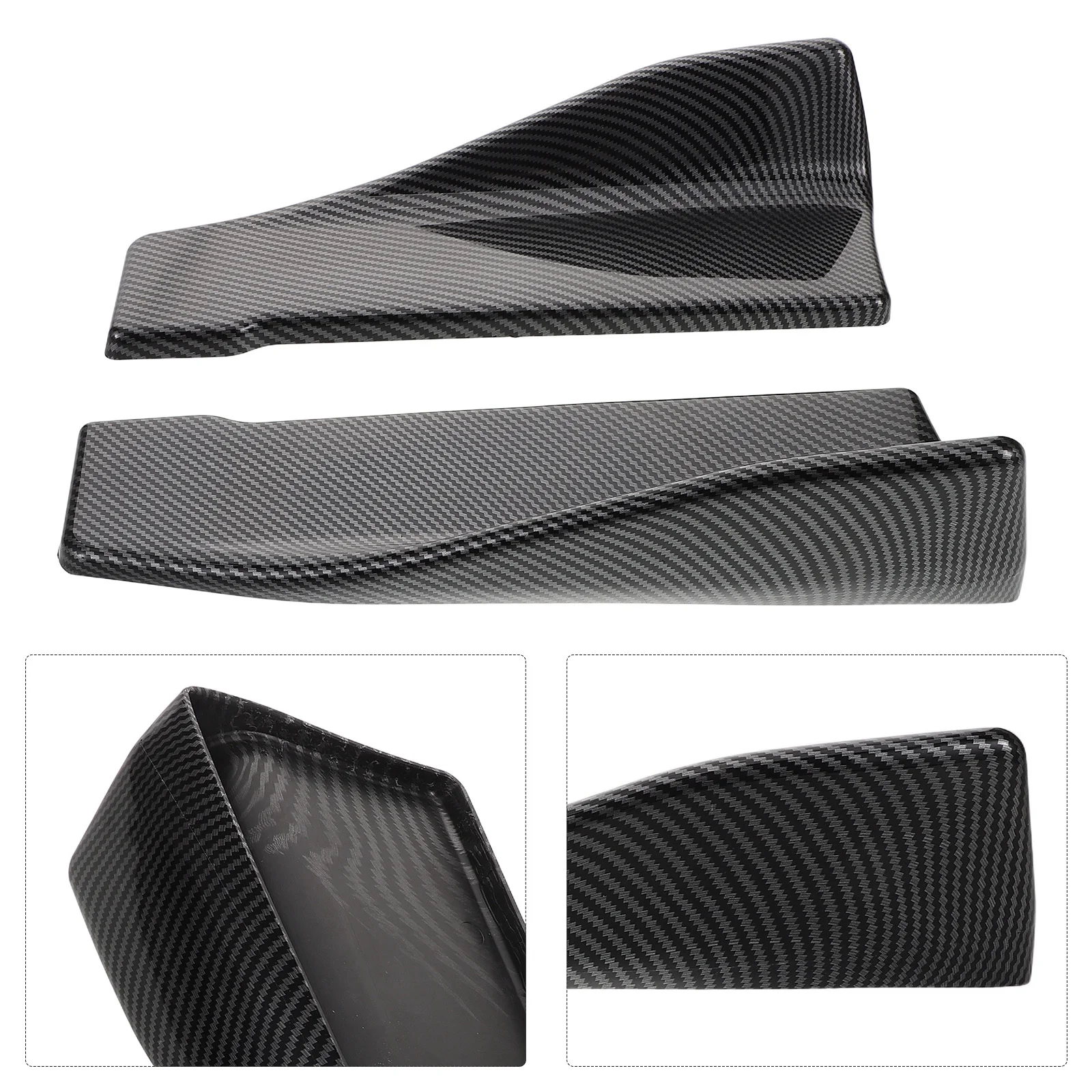 1Pair Car Universal Rear Bumper Lips Diffuser Splitter Protector with Carbon Fiber Finish for Scratch Resistance and Aerodynamic
1Pair Car Universal Rear Bumper Lips Diffuser Splitter Protector with Carbon Fiber Finish for Scratch Resistance and Aerodynamic