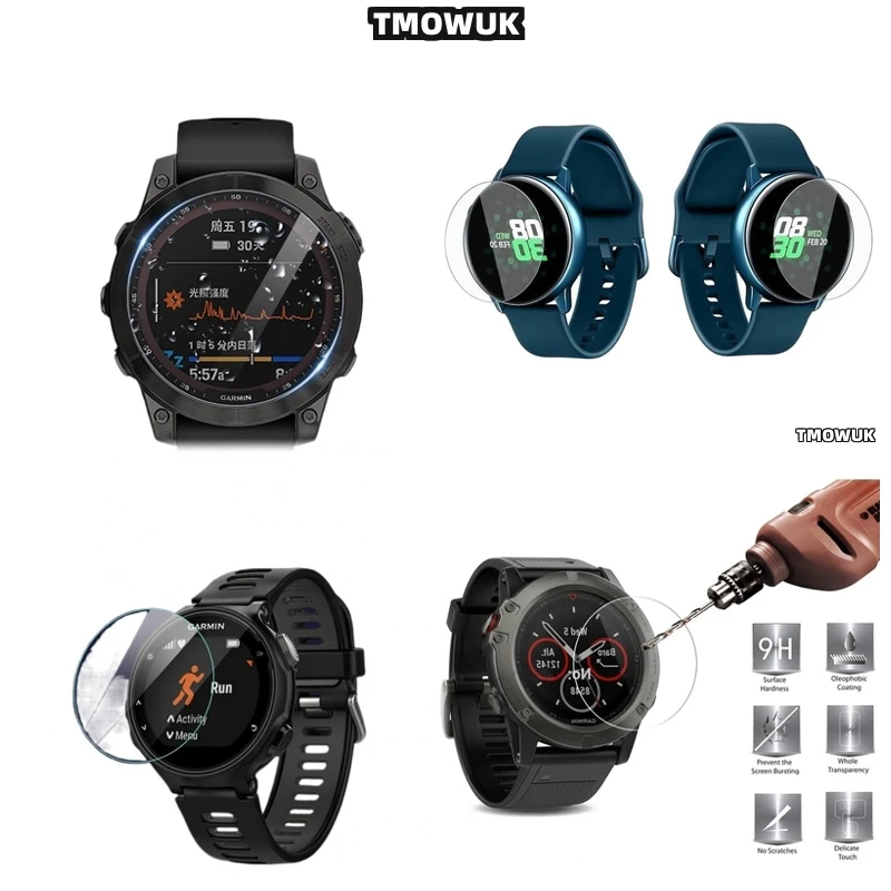 For Garmin Fenix 6 6S 6X Pro Silver Tempered Glass Screen Protector Smart Watch HD Anti-Scratch 9H Hardness Durable Shield Film
For Garmin Fenix 6 6S 6X Pro Silver Tempered Glass Screen Protector Smart Watch HD Anti-Scratch 9H Hardness Durable Shield Film