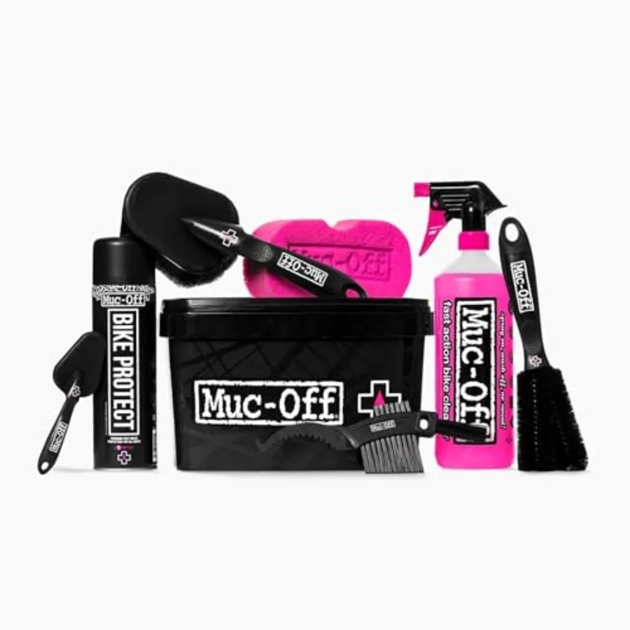 Muc Off - 250US 8 in 1 Bicycle Cleaning Kit Black: Comprehensive Maintenance Solution for Bike Enthusiasts Includes Multi-Funct
Muc Off - 250US 8 in 1 Bicycle Cleaning Kit Black: Comprehensive Maintenance Solution for Bike Enthusiasts Includes Multi-Funct