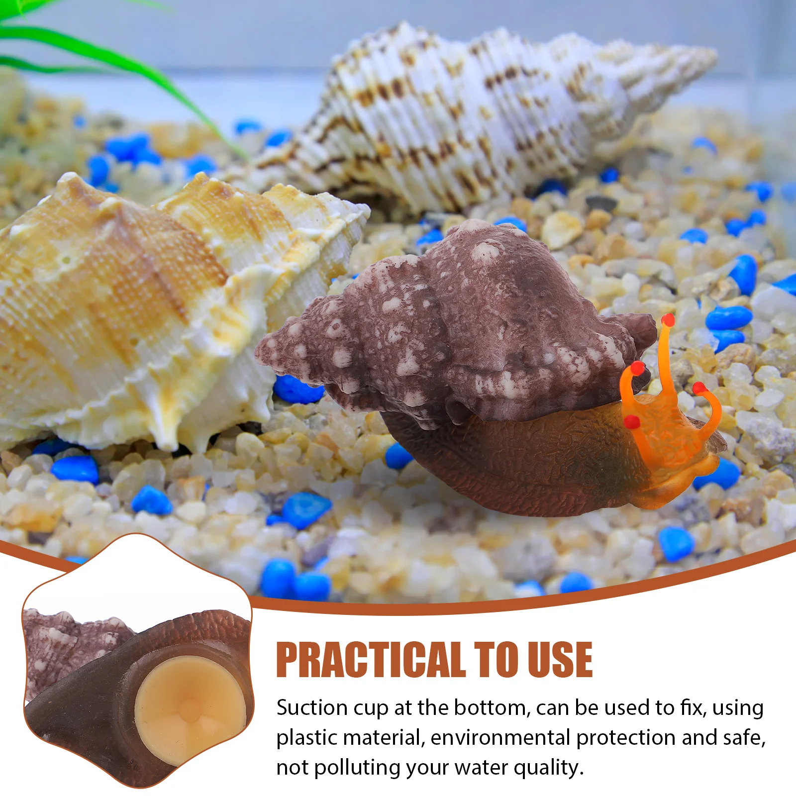 Plastic Snail Fish Tank Fish Tank Decorations Decor Vivid Color Environmental Protection Safe Aquarium Gifts Pet Supplies
Plastic Snail Fish Tank Fish Tank Decorations Decor Vivid Color Environmental Protection Safe Aquarium Gifts Pet Supplies