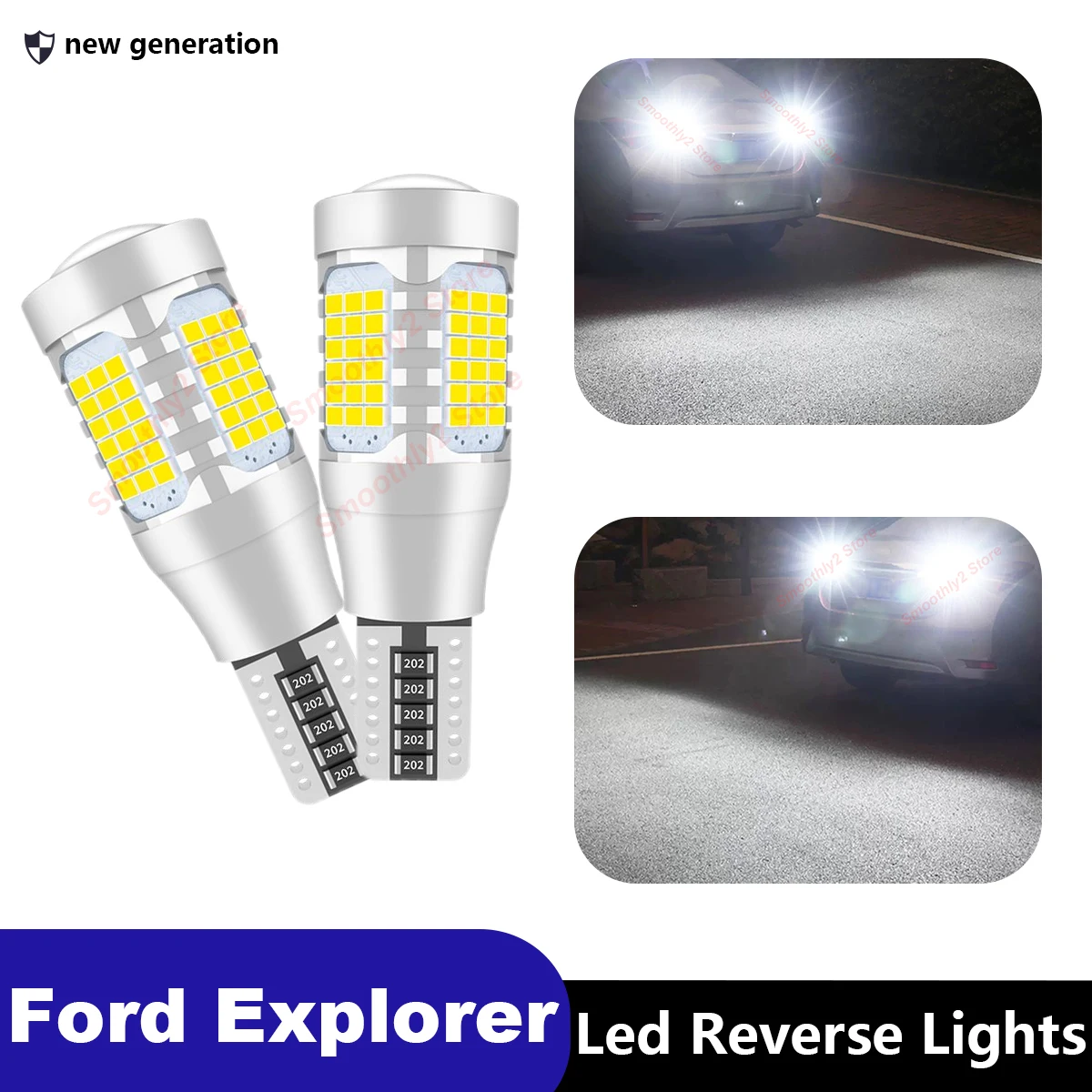 For Ford Explorer 2006-2021 LED Reverse Lights Blub Lamps 2pcs T15 6000K White Canbus No Error Super Bright Led Lights For Car
For Ford Explorer 2006-2021 LED Reverse Lights Blub Lamps 2pcs T15 6000K White Canbus No Error Super Bright Led Lights For Car
