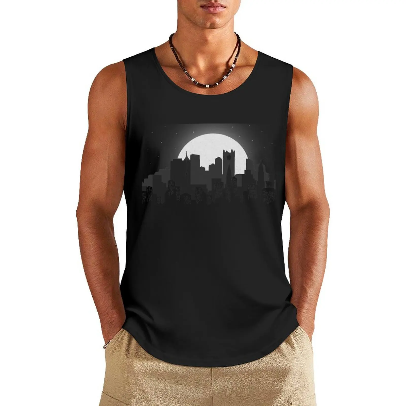 Superhero City Tank Top cotton t-shirts man Sportswear for men Man gym clothes
Superhero City Tank Top cotton t-shirts man Sportswear for men Man gym clothes