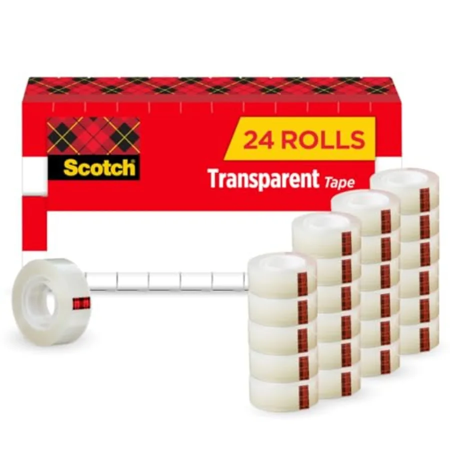 Transparent Tape 1 Inch Core Refills 3/4 in. x 1 000 in. Clear Tape Refill
Transparent Tape 1 Inch Core Refills 3/4 in. x 1 000 in. Clear Tape Refill