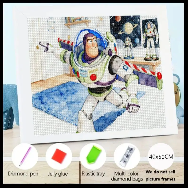 1 шт. Buzz Lightyear 5D комплект алмазной живописи, полная дрель, персонаж мультяшной истории игрушек, сделай сам, драгоценный камень, художественное ремесло для детей и взрослых, Склинлин 
1 шт. Buzz Lightyear 5D комплект алмазной живописи, полная дрель, персонаж мультяшной истории игрушек, сделай сам, драгоценный камень, художественное ремесло для детей и взрослых, Склинлин