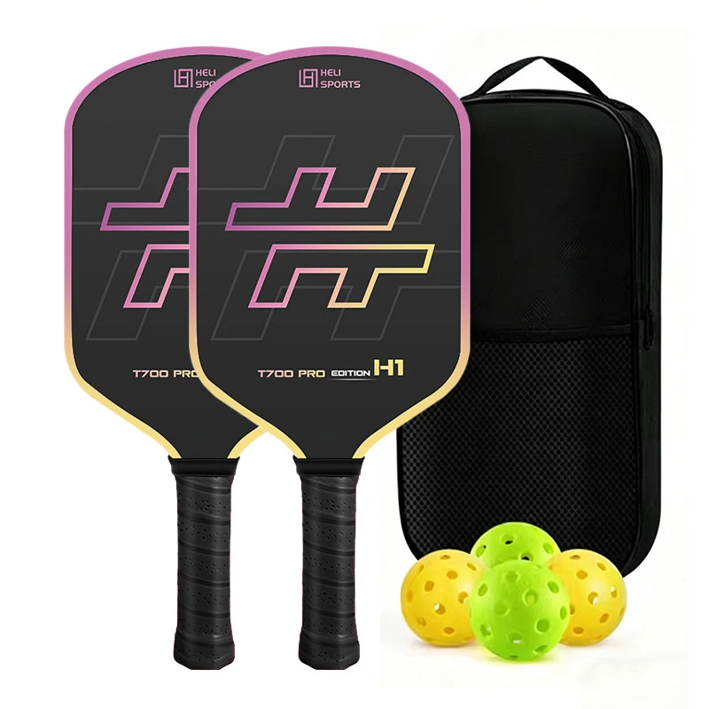 Carbon fiber T700 pickleball racket set for sports training
Carbon fiber T700 pickleball racket set for sports training