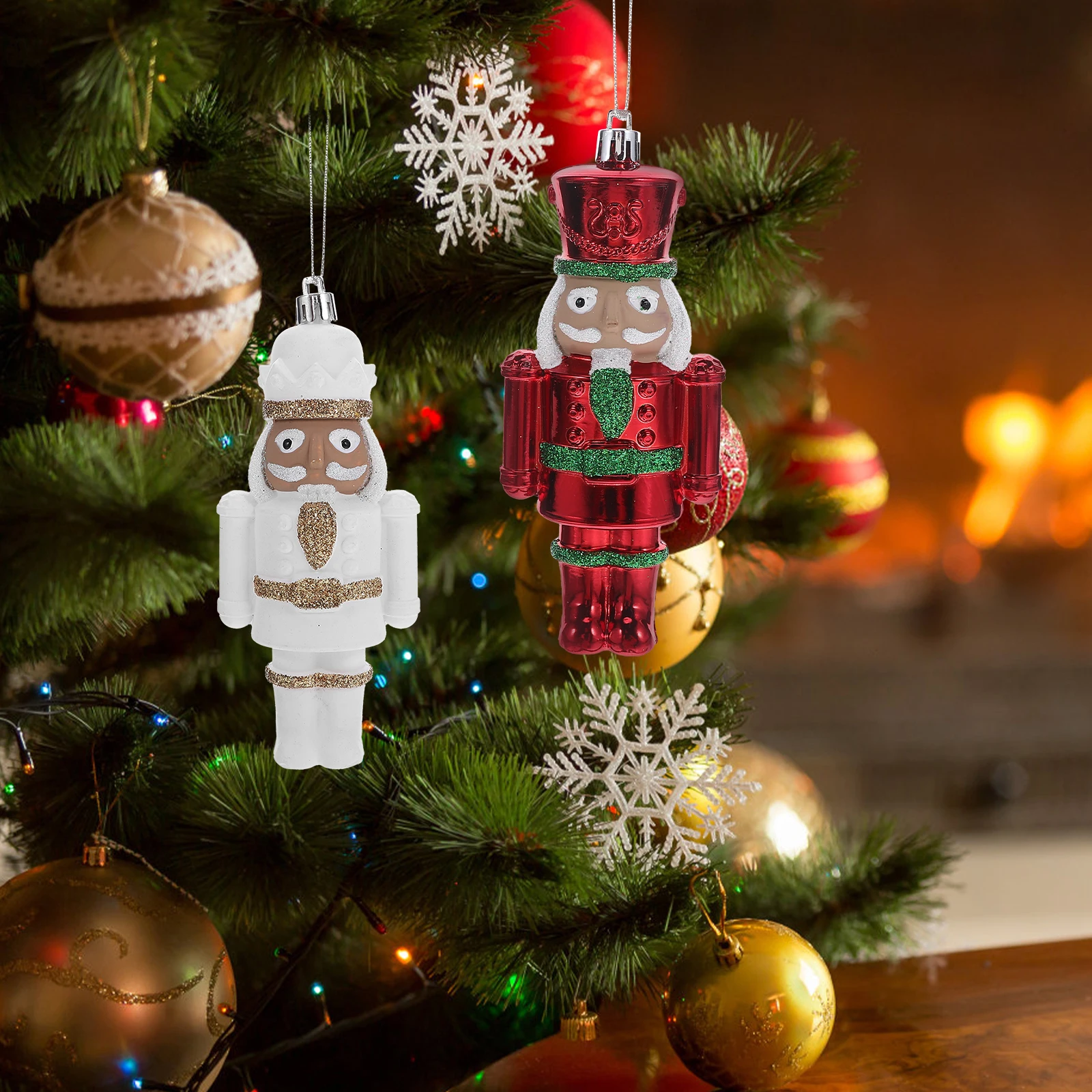 2 Pcs Ornament Christmas Tree Soldier Ornaments Plastic Holiday Nutcracker Figurine
2 Pcs Ornament Christmas Tree Soldier Ornaments Plastic Holiday Nutcracker Figurine