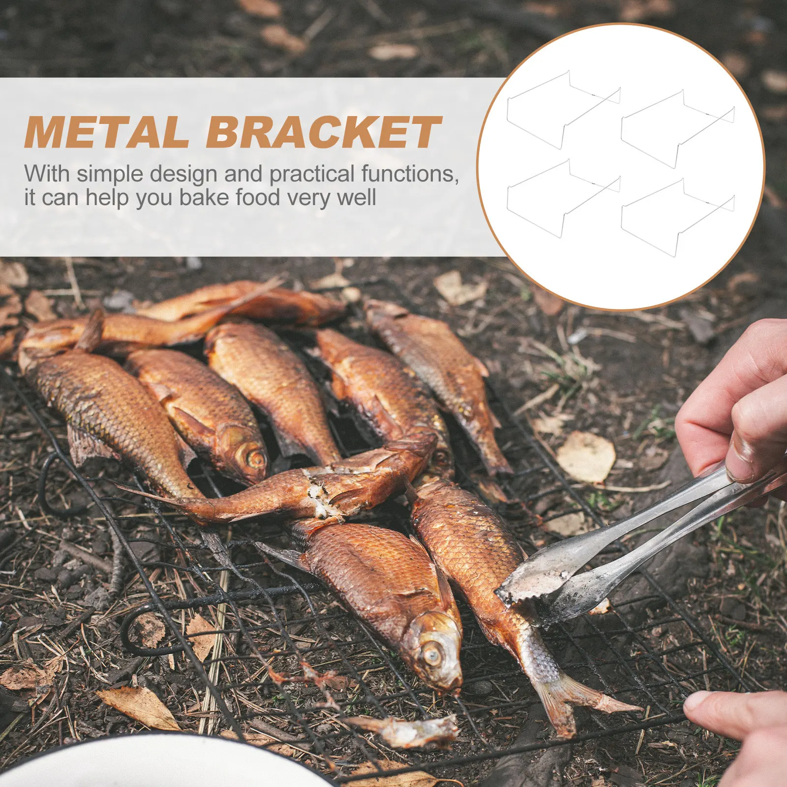 4Pcs Grilled Stainless Steel Sturdy Metal Base Bracket Bbq Tray Support Outdoor Barbecue Camping Kitchen Gadget
4Pcs Grilled Stainless Steel Sturdy Metal Base Bracket Bbq Tray Support Outdoor Barbecue Camping Kitchen Gadget