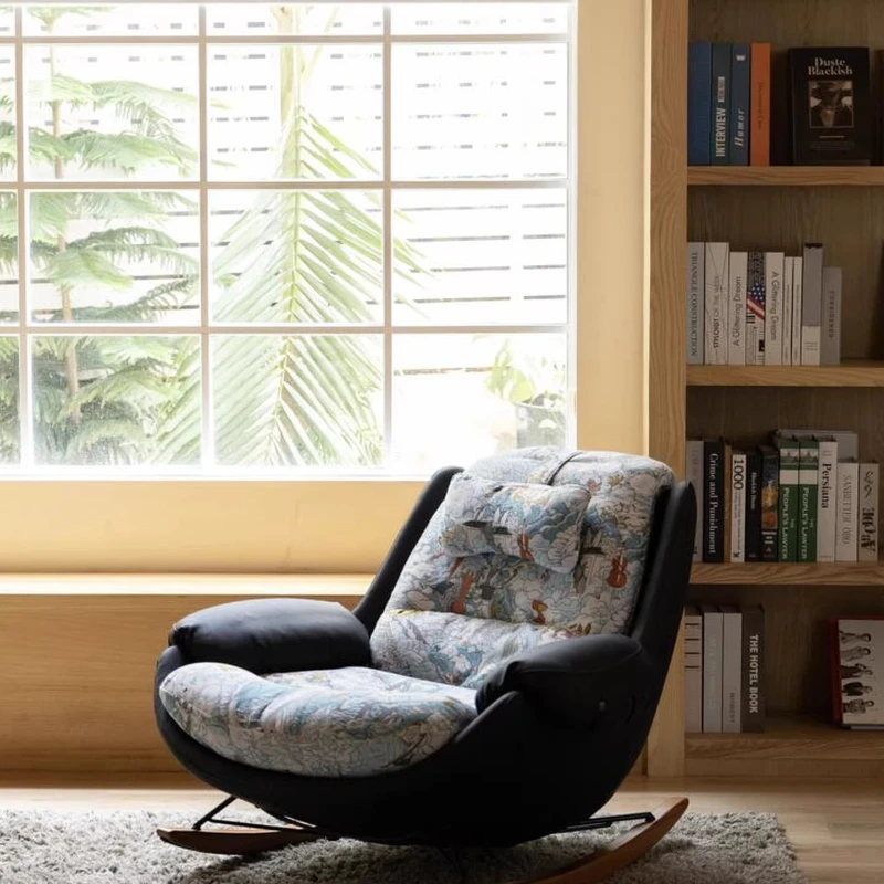 Кресло-качалка, одноместное, для отдыха, ленивый диван
Кресло-качалка, одноместное, для отдыха, ленивый диван