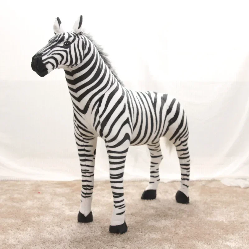 Simulated Standing Zebra Realistic Animals Can Ride Dolls Cute Plush Toy Birthday Christmas Gift Decorations Sofa Bed Ornament
Simulated Standing Zebra Realistic Animals Can Ride Dolls Cute Plush Toy Birthday Christmas Gift Decorations Sofa Bed Ornament