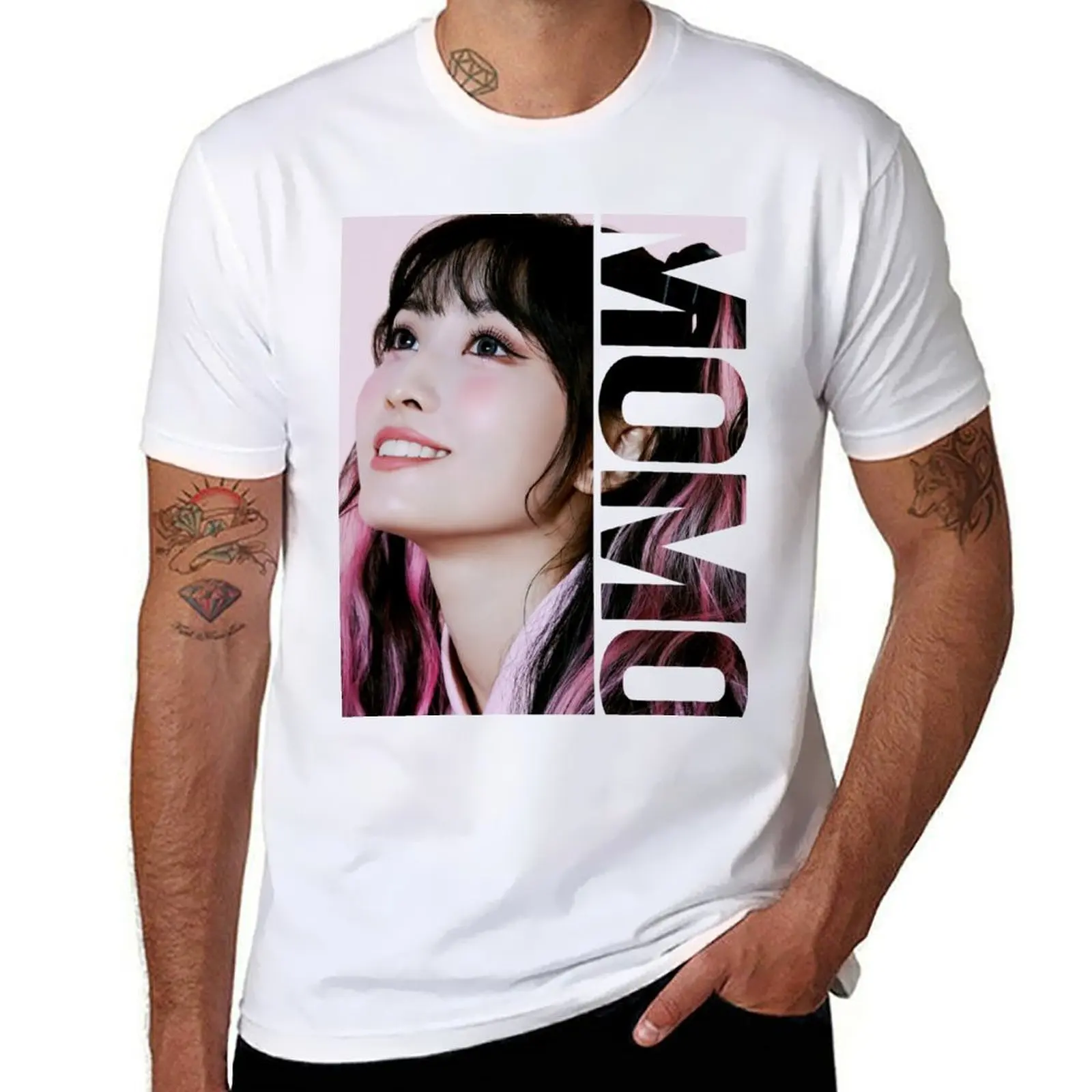 Hirai Momo T-Shirt t shirt man luxury man t shirt heavy cotton T-Shirt 
Hirai Momo T-Shirt t shirt man luxury man t shirt heavy cotton T-Shirt