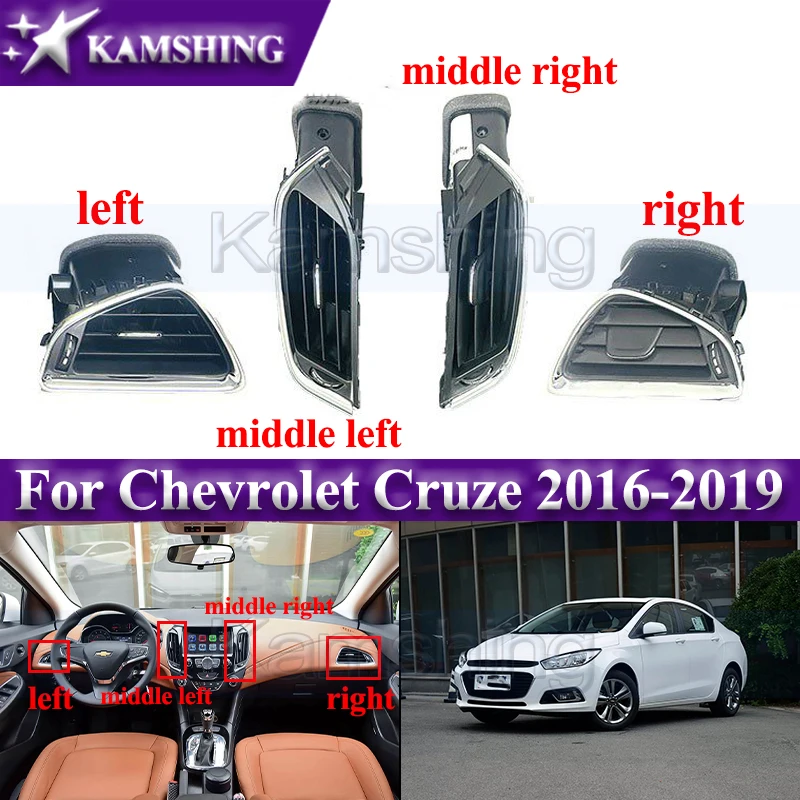 Kamshing 1 piece Air Conditioner Vent For Chevrolet Cruze 2016-2019 A/C Grille Outlet Dashboard Air Conditioner Outlet
Kamshing 1 piece Air Conditioner Vent For Chevrolet Cruze 2016-2019 A/C Grille Outlet Dashboard Air Conditioner Outlet