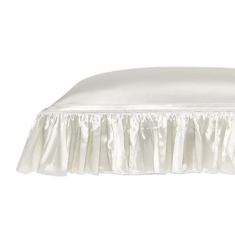 100% mulberry silk pillowcase, a pair of silk embroidered flat edge pillowcases
100% mulberry silk pillowcase, a pair of silk embroidered flat edge pillowcases