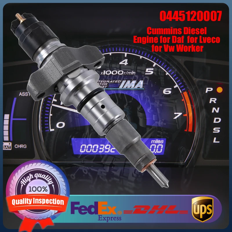 Common Rail Fuel Injector 0445120007 2830224 2830957 4897271 0986435508 for Cummins Diesel Engine Fit for Daf and Iveco
Common Rail Fuel Injector 0445120007 2830224 2830957 4897271 0986435508 for Cummins Diesel Engine Fit for Daf and Iveco