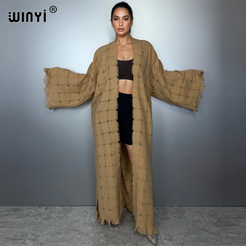 WINYI winter Hollow cardigan Africa women Retro tassel Luxury Fur Loose OverCoat long down coat Europe cardigan abaya
WINYI winter Hollow cardigan Africa women Retro tassel Luxury Fur Loose OverCoat long down coat Europe cardigan abaya