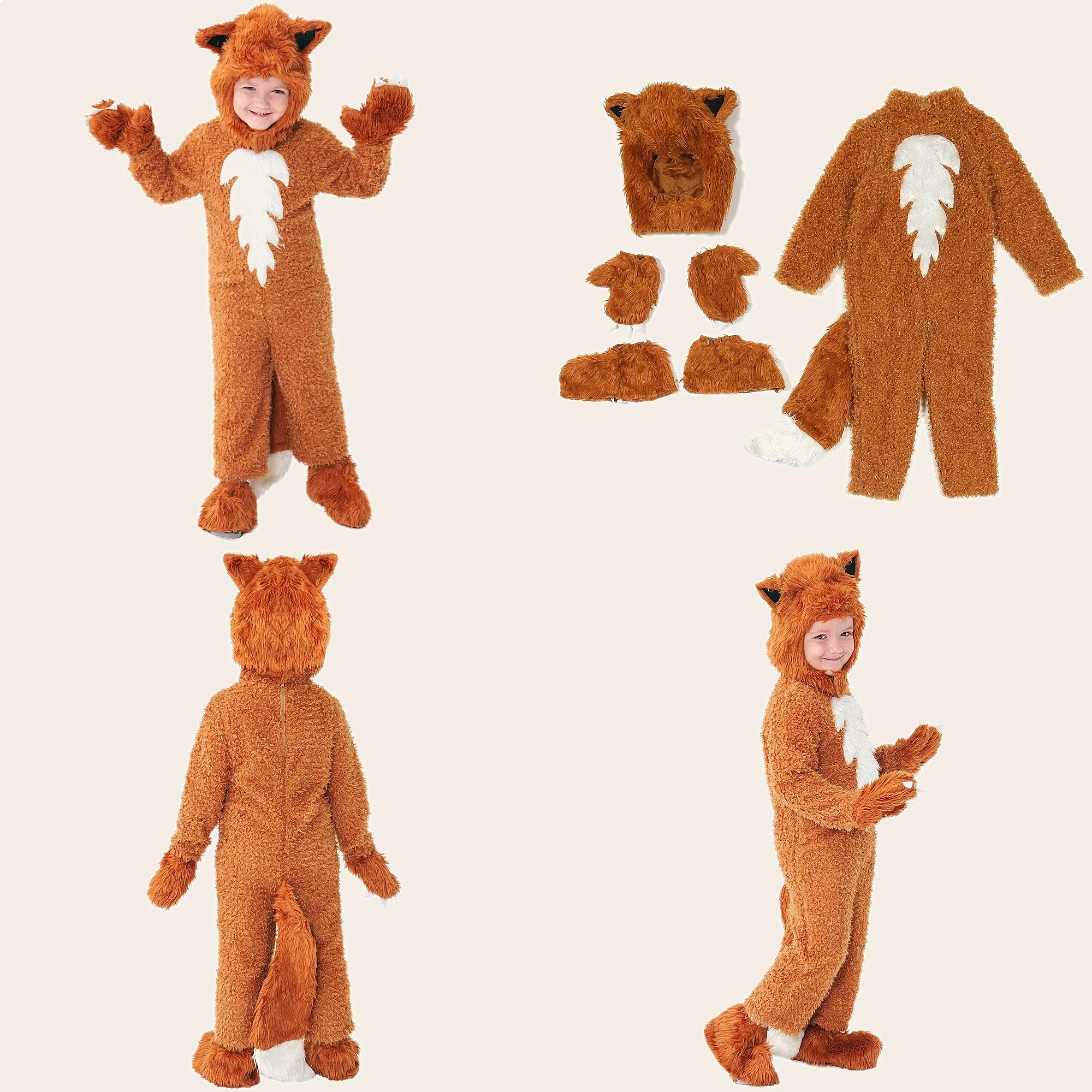 Halloween Cosplay Cute Fox Animal Furry Costume for Kids Stage Performance Dress
Halloween Cosplay Cute Fox Animal Furry Costume for Kids Stage Performance Dress