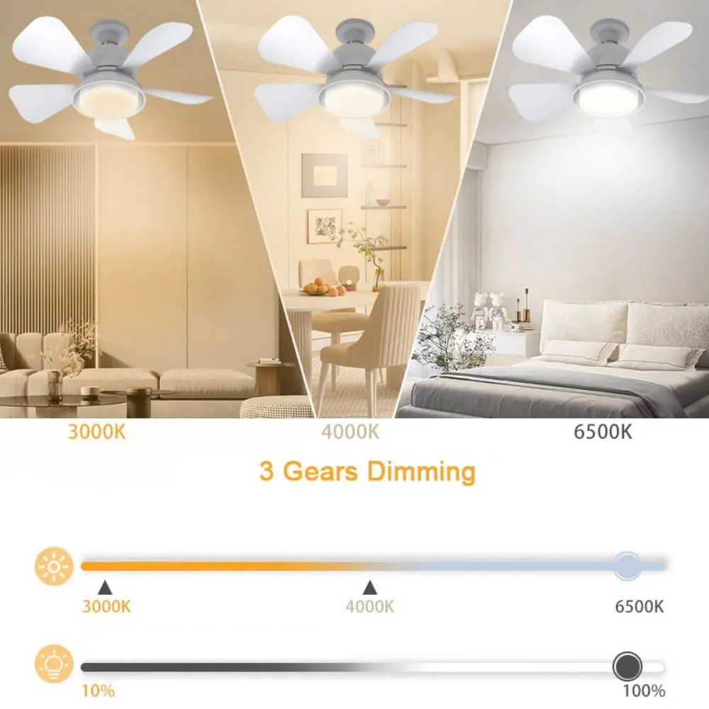 2 in 1 Ceiling Fan Light 3 Gears Dimming Energy Saving Hanging Fan with LED Light Quiet Remote Control Electric Wireless Fan
2 in 1 Ceiling Fan Light 3 Gears Dimming Energy Saving Hanging Fan with LED Light Quiet Remote Control Electric Wireless Fan