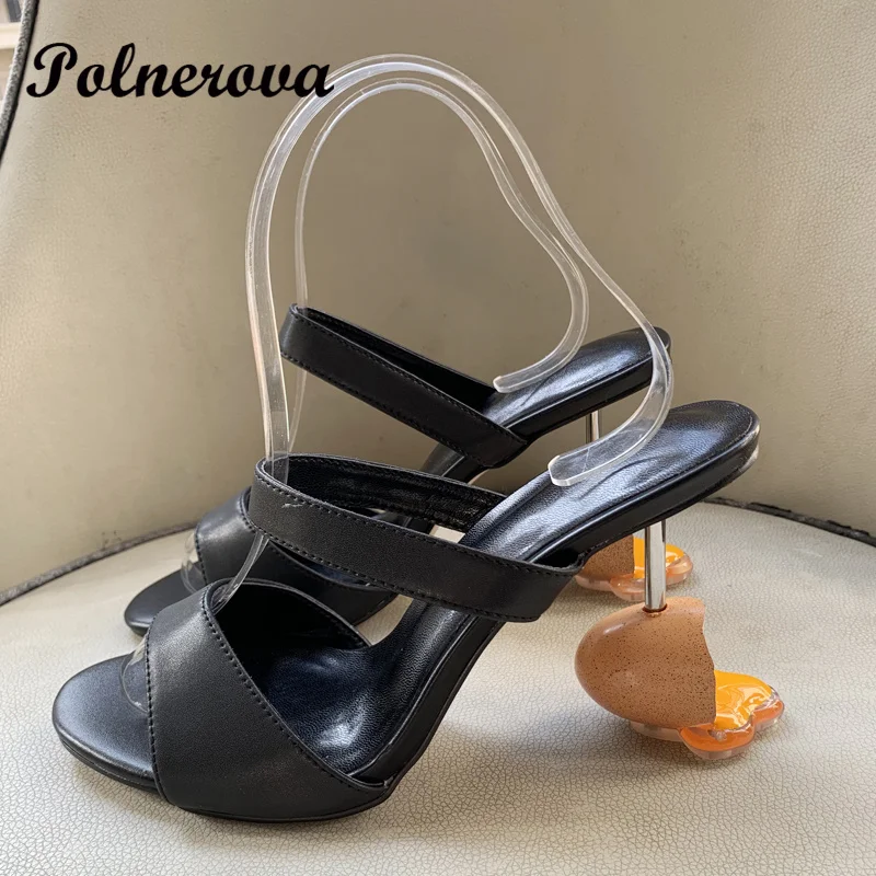 Creative Egg Heels High Heels Sandals Ladies Fashion Show Women High Heels Sandals Black White Green Pink Multi-Color Custom
Creative Egg Heels High Heels Sandals Ladies Fashion Show Women High Heels Sandals Black White Green Pink Multi-Color Custom