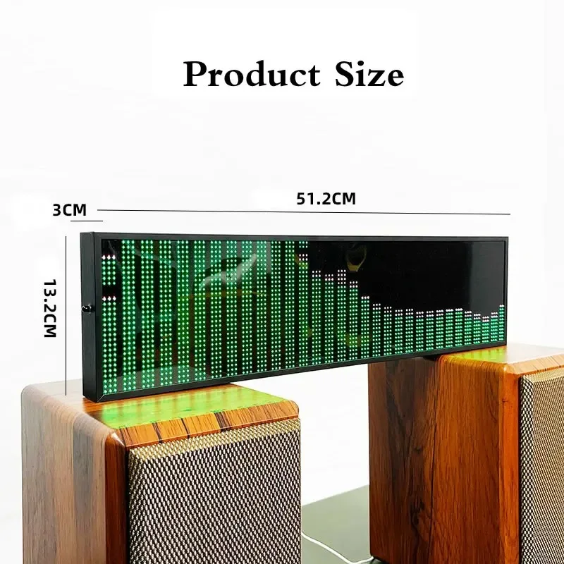 Professional Dynamic Music Rhythm Spectrum Display RGB Full-color Pickup Lamp Desktop Ornament Music Atmosphere Lamp
Professional Dynamic Music Rhythm Spectrum Display RGB Full-color Pickup Lamp Desktop Ornament Music Atmosphere Lamp
