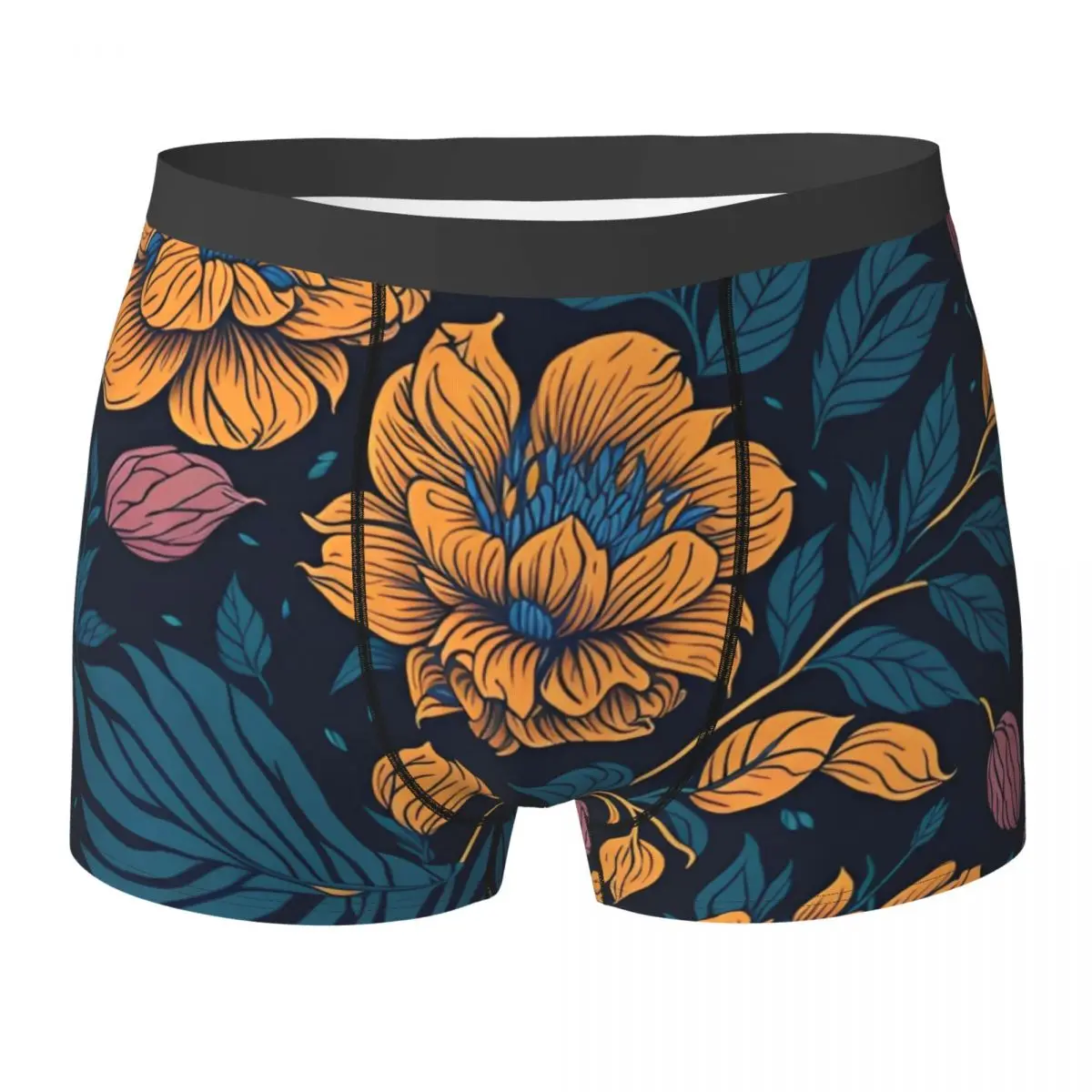 Нижнее белье с гавайскими цветами, дизайнерские шорты-боксеры, популярные мужские трусы, мягкие шорты, трусы, подарок на день рождения 
Нижнее белье с гавайскими цветами, дизайнерские шорты-боксеры, популярные мужские трусы, мягкие шорты, трусы, подарок на день рождения