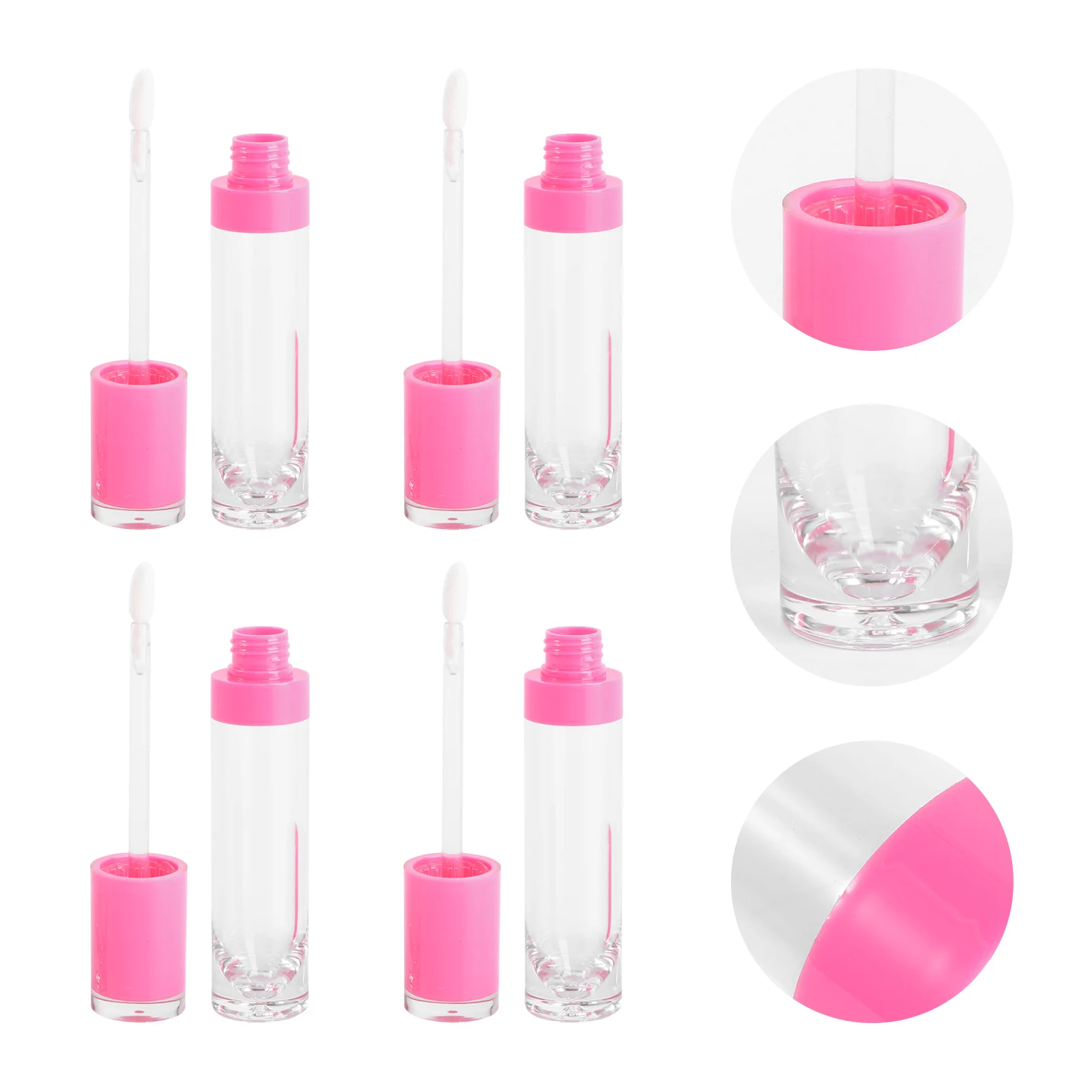 4pcs Empty Gloss Tubes Lightweight Plastic Containers Travel Size Small Lip Gloss Bottles Diy Lip Oil Holders Gift For Women
4pcs Empty Gloss Tubes Lightweight Plastic Containers Travel Size Small Lip Gloss Bottles Diy Lip Oil Holders Gift For Women